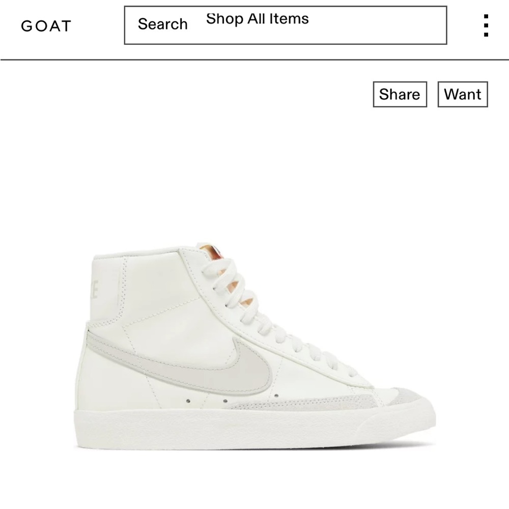 Nike Wmns Blazer '77 Vintage Mid 'Light Bone Women's, size 8.5